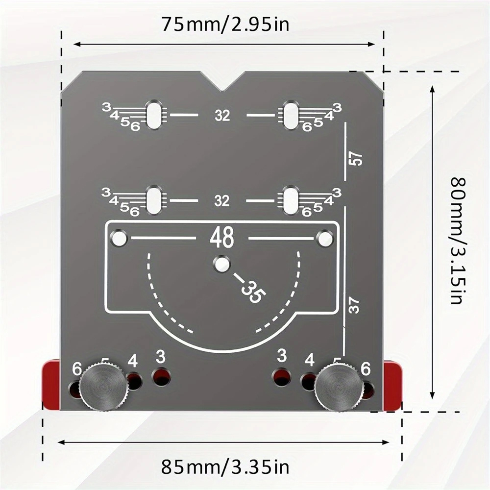 KOMPLETNÍ SADA pro PŘEDVRTÁNÍ OTVORŮ pro INSTALACI PANTŮ
