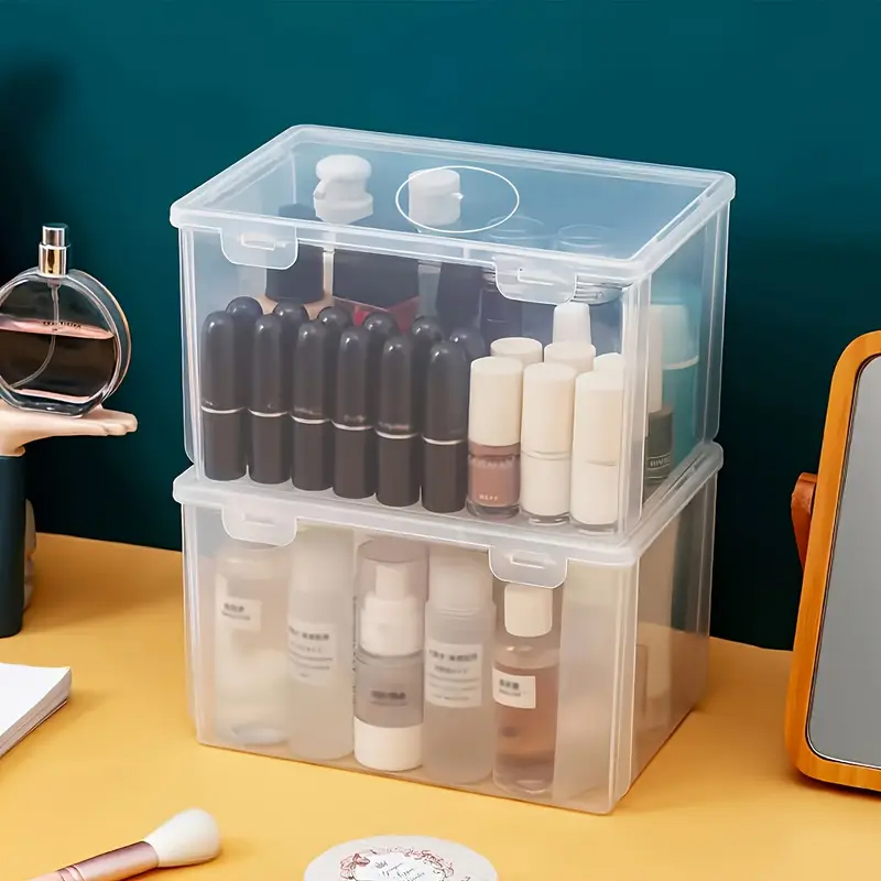 Velká průhledná plastová KRABIČKA - KONTEJNER 20x13x13