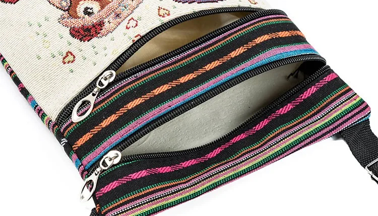 PLÁTĚNÁ  KABELKA PŘES RAMENO SOVIČKY