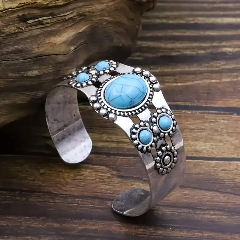 Vintage Turquoise Univerzální Dámský NÁRAMEK