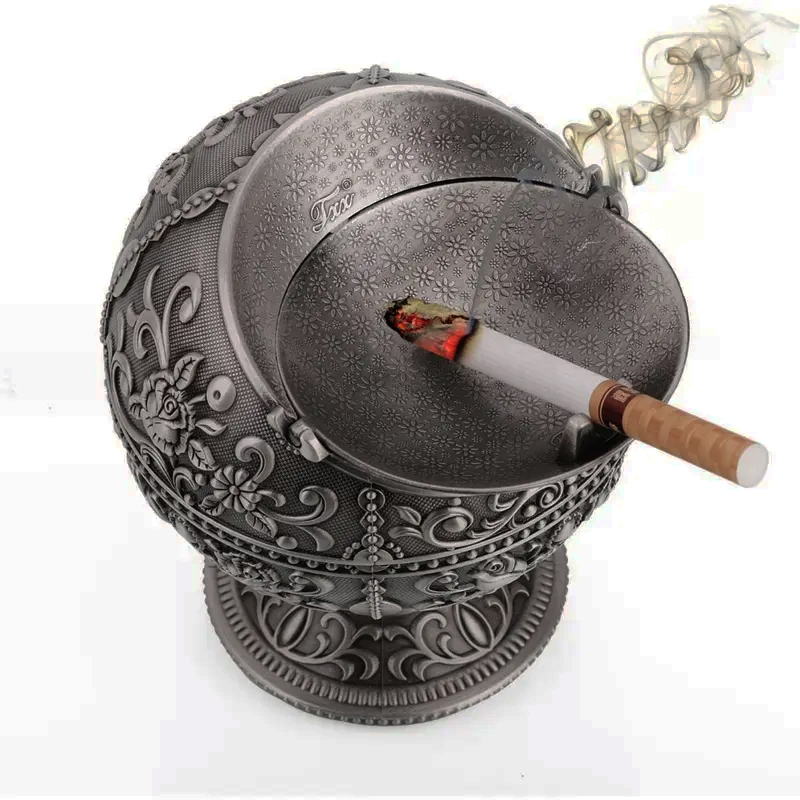 Vintage nádherný POPELNÍK Dekorace