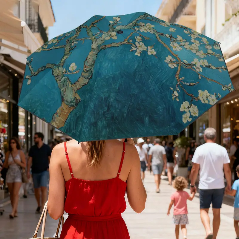 Originální DEŠTNÍK – SLUNEČNÍK Inspirace:Van Gogh