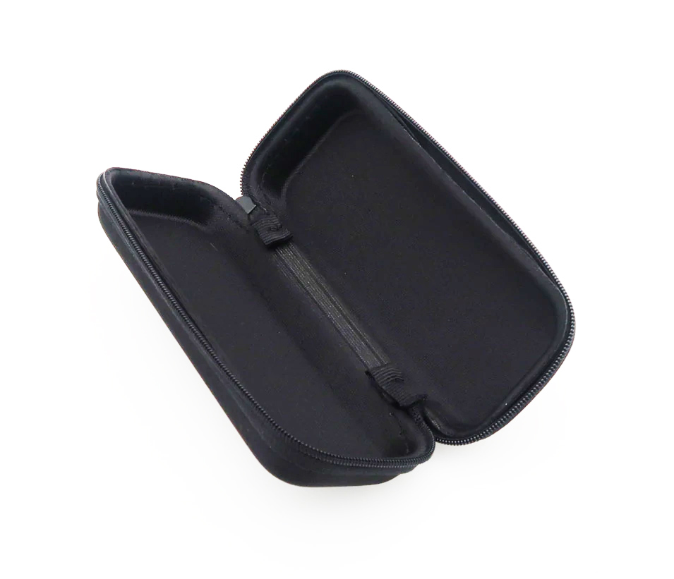 ČERNÉ POUZDRO NA BRÝLE-ZIP