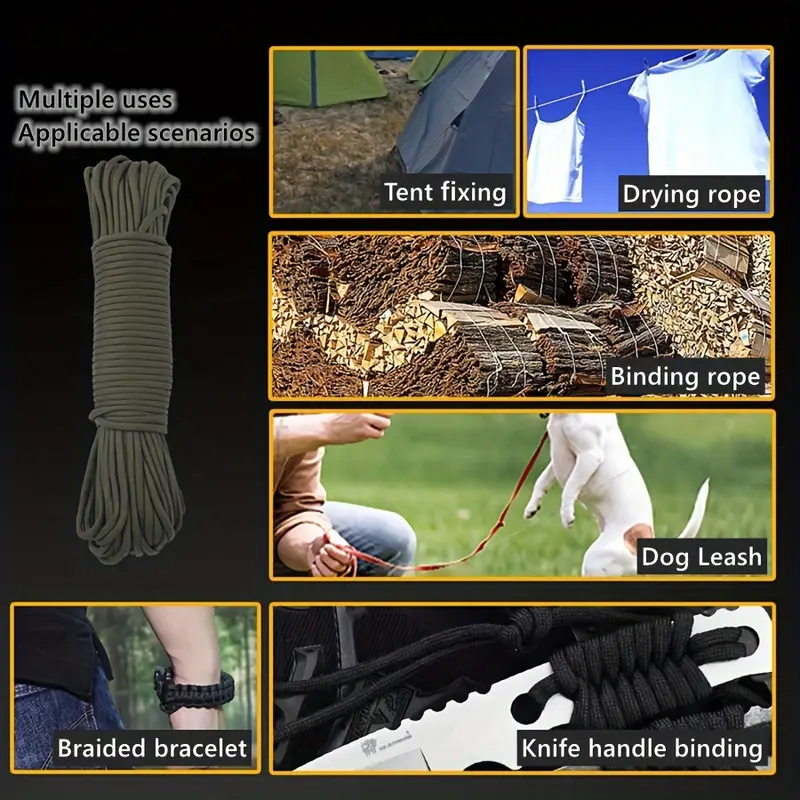 PROVÁZEK "ARMÁDNÍ" ZELENÁ NYLON PRŮMĚR 4mm 5metrů