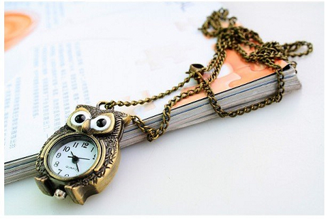 KOUZELNÉ HODINKY-NÁHRDELNÍK-SOVIČKA