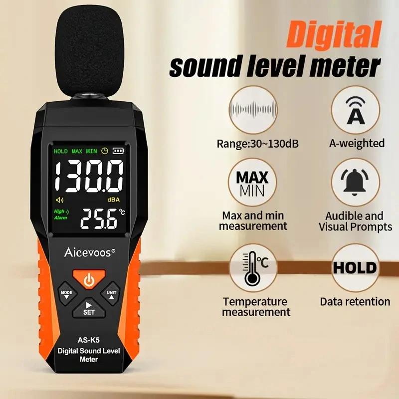 MINI DIGITÁLNÍ MĚŘIČ HLUKU