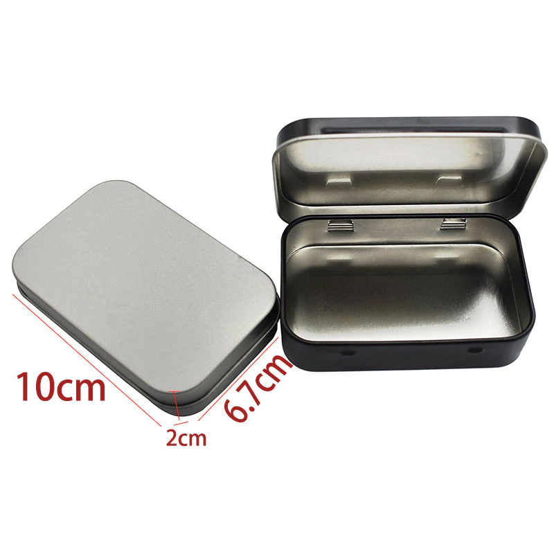 PLECHOVÁ KRABIČKA S VÍKEM