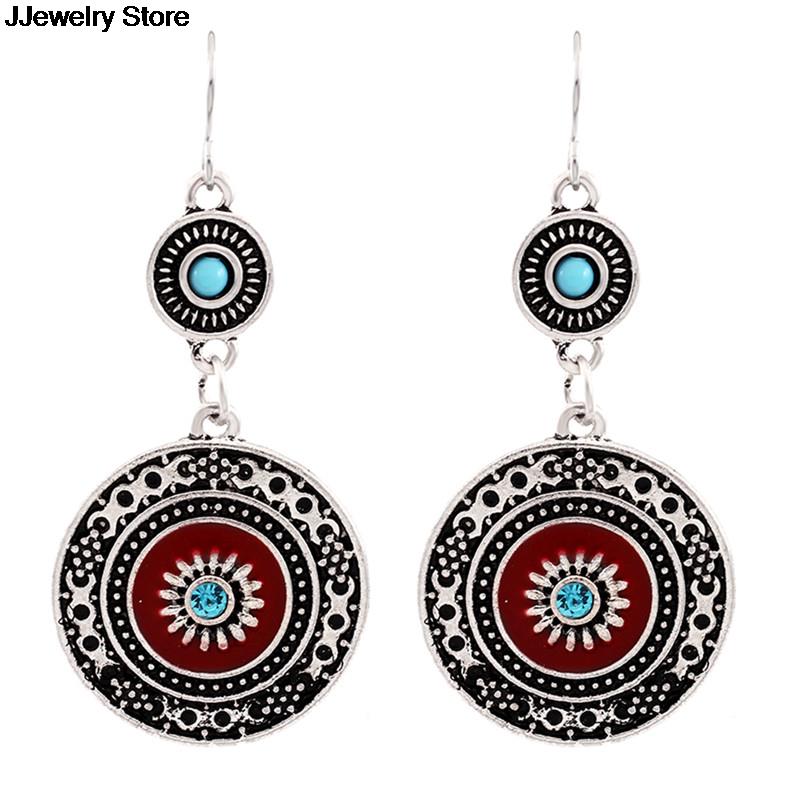 VINTAGE  NÁUŠNICE ETNICKÝ STAROŽITNÝ STYL