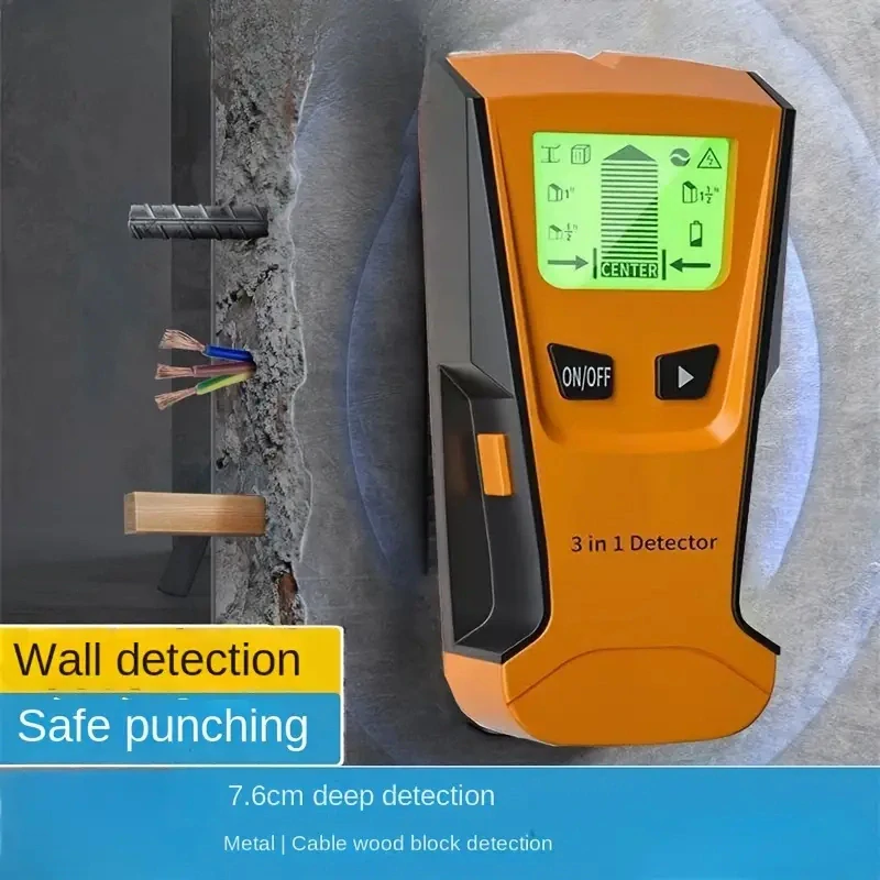 DETEKTOR KOVŮ ve ZDI 3 v 1...EL018