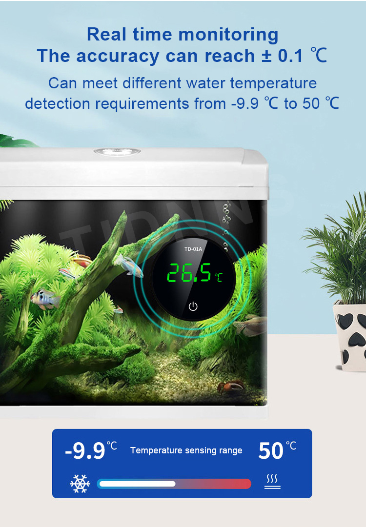 EXTERNÍ DIGITÁLNÍ LCD TEPLOMĚR-AKVÁRIA apod.
