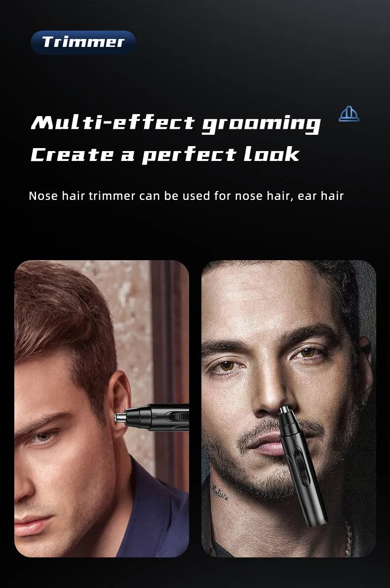 Černý elektrický ZASTŘIHOVAČ CHLOUPKŮ