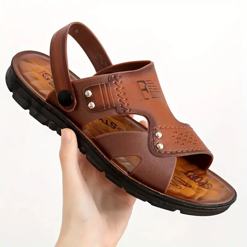 Pánské jednobarevné SANDÁLY.