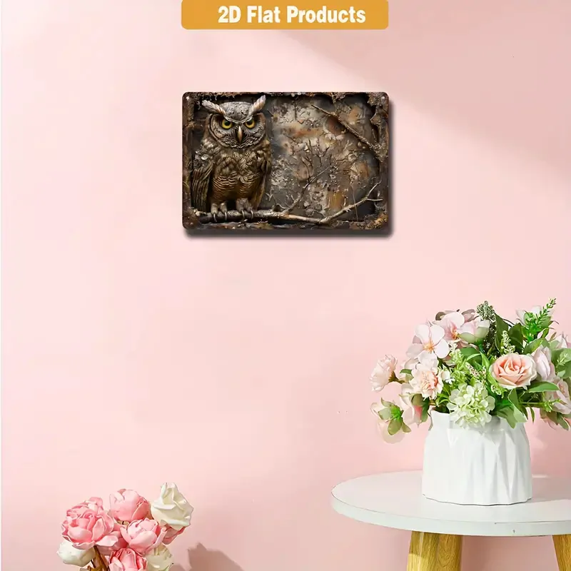 Okrasná CEDULE Jarní letní cedule SOVA