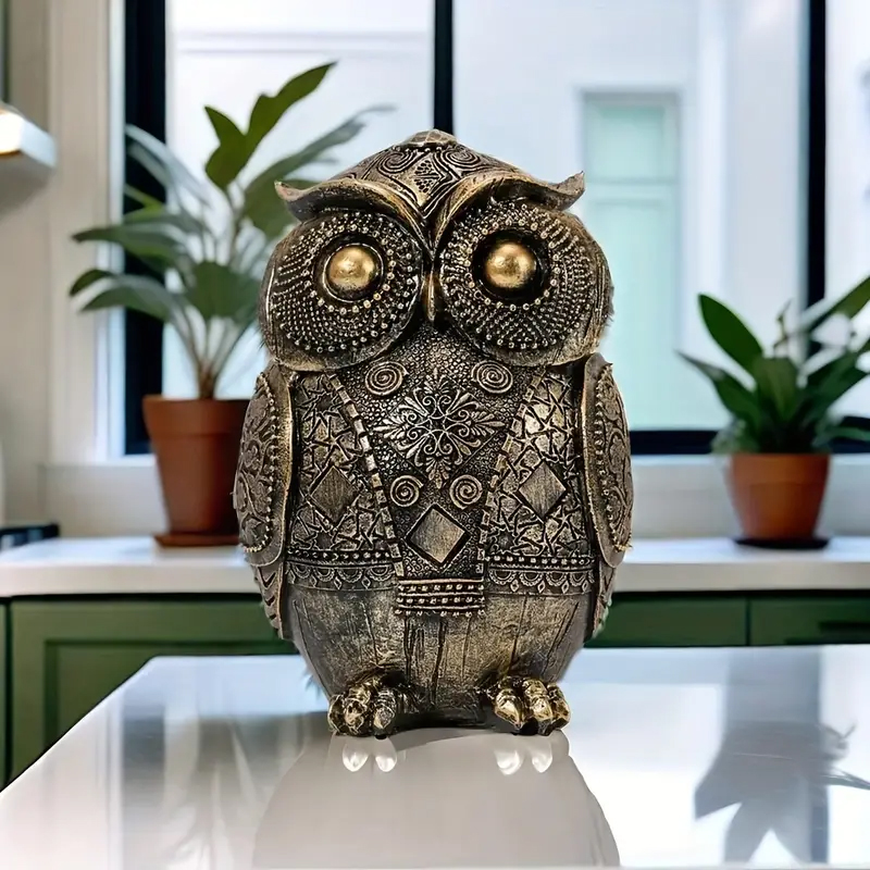 Okouzlující Vintage Figurka SOVY