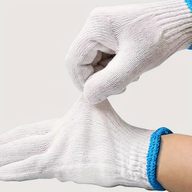 3 PÁRY bavlněných pracovních RUKAVICE