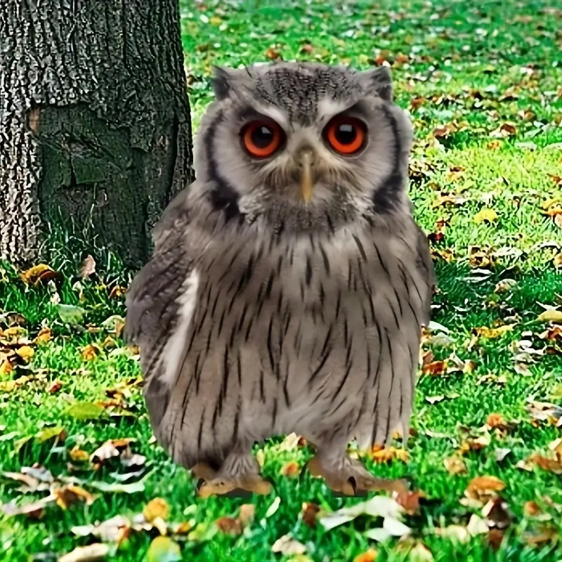 Akrylový zahradní  DEKORACE Červenooká SOVA