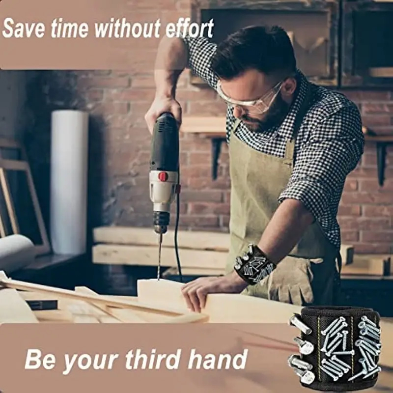 Magnetický DRŽÁK na NÁŘADÍ na zápěst