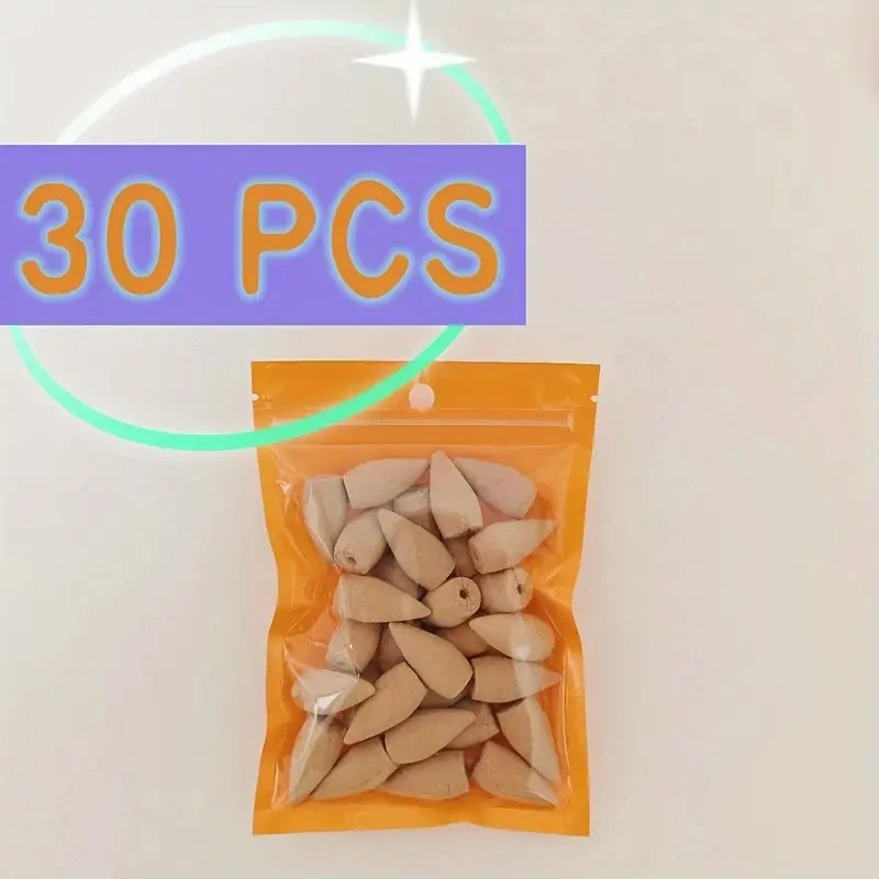 30ks přírodní kadidlové KUŽELY SANTAL