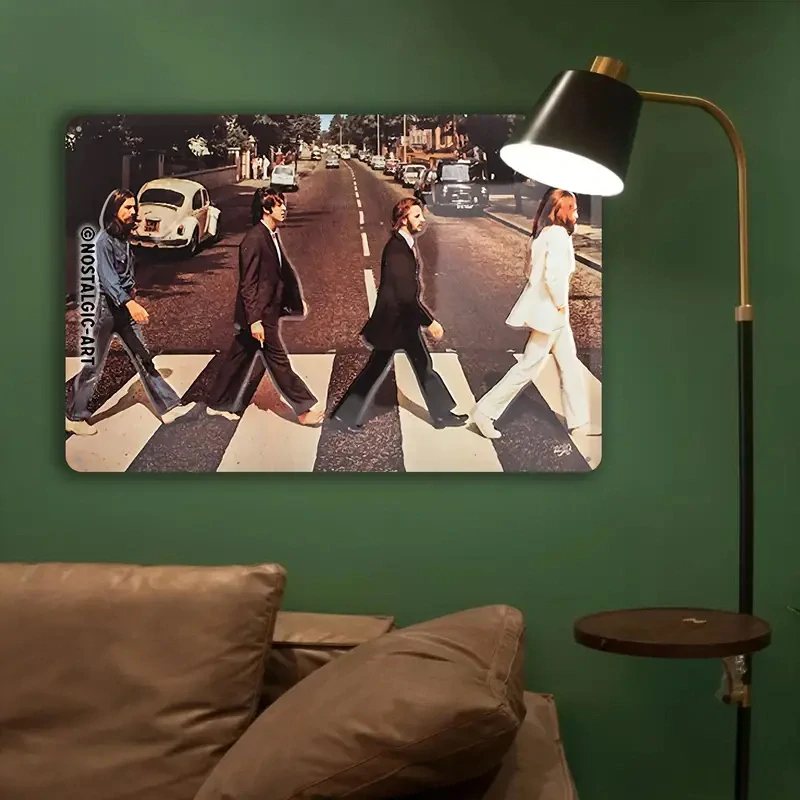 Vintage  CEDULE Legendární BEATLES  "Abbey Road" 