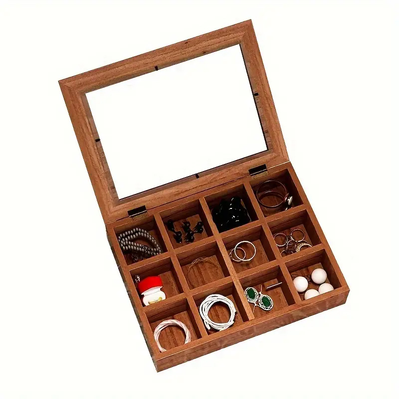 Stylový dřevěný BOX - ORGANIZÉR na ŠPERKY