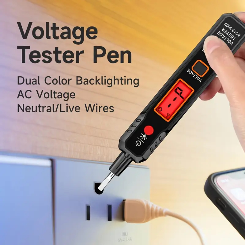 Indukovaný elektronický TESTER NAPĚTÍ 