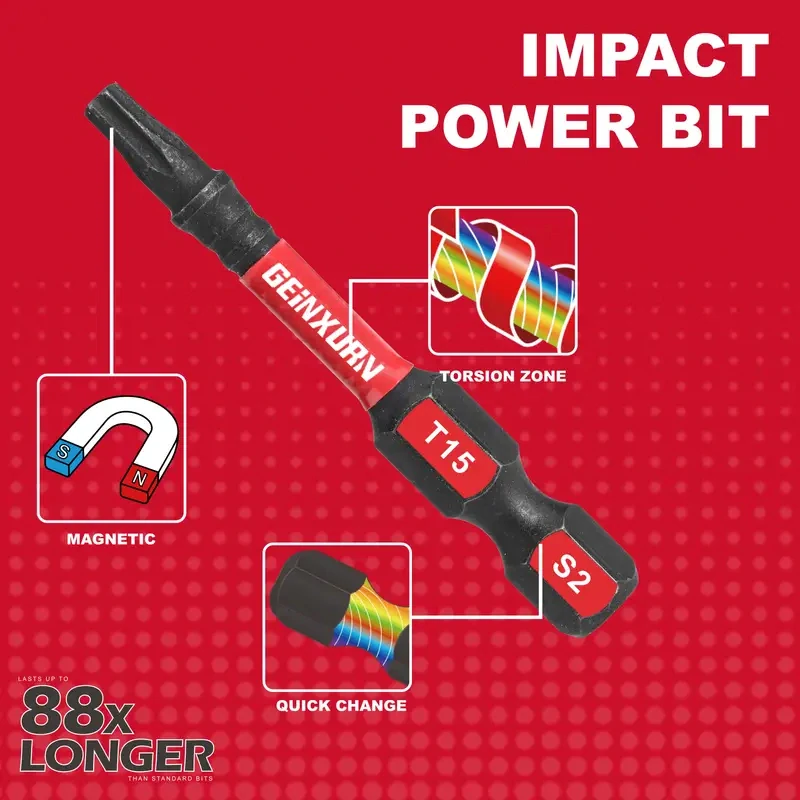 PRODLOUŽENÝ BIT TORX VELIKOST  T15