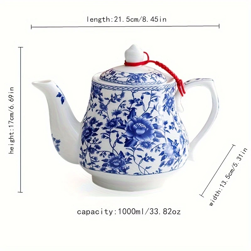 Keramická čajová sada 1x KONVICE (1000ml)