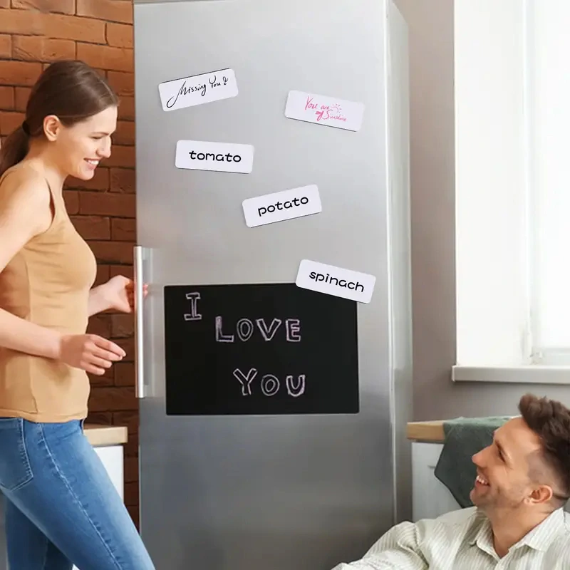 10ks opakovaně použitelné POPISOVATELNÍ MAGNETICKÉ ŠTÍTKY