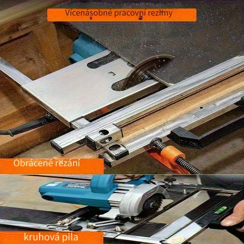 Skvělý PŘÍPRAVEK pro VEDENÍ PILY řezání DLOUHÝCH DESEK