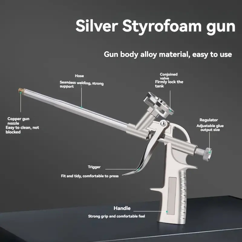 Celokovová PISTOLE na MONTÁŽNÍ PĚNU