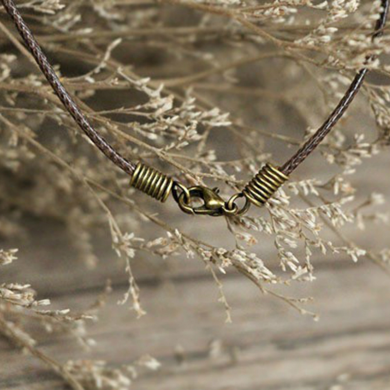 „Vintage“ Bronzový NÁHRDELNÍK KVĚTINA