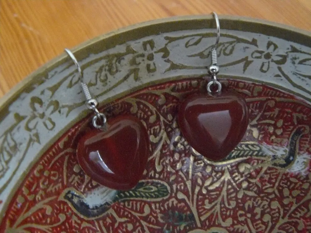 NÁDHERNÁ SADA KARNEOL SRDÍČKA