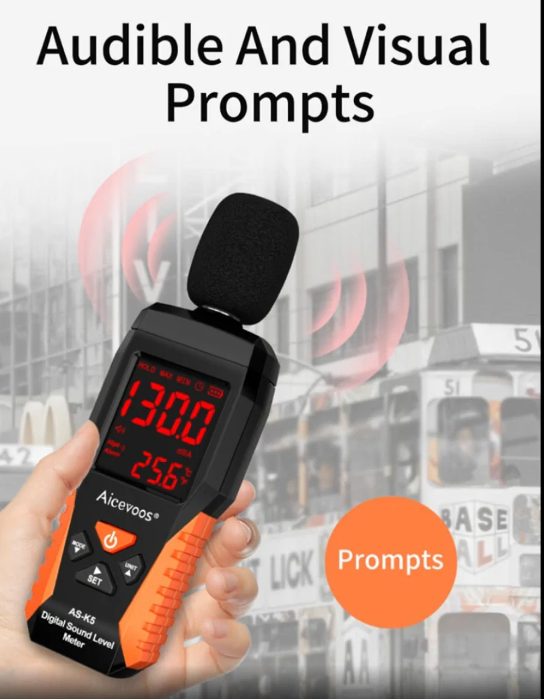 MINI DIGITÁLNÍ MĚŘIČ HLUKU