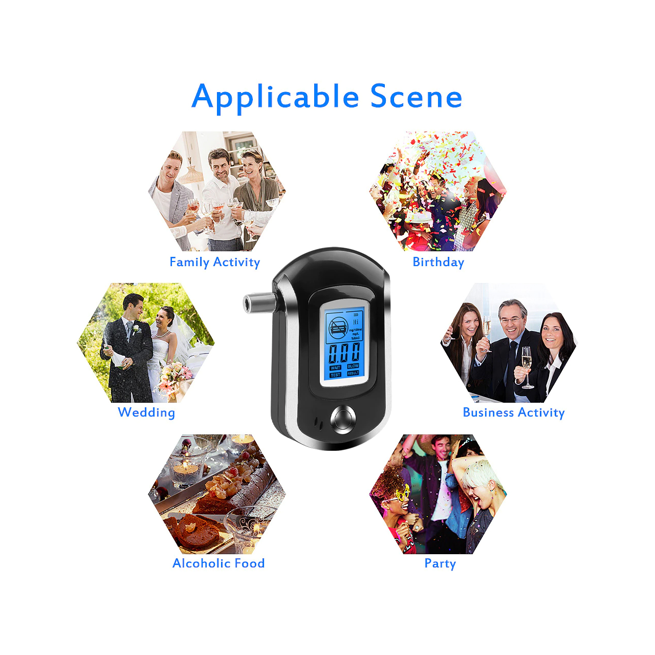 Digitální DETEKTOR ALKOHOLU