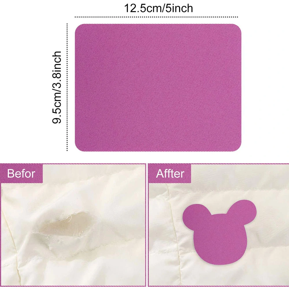 BÍLÁ NAŽEHLOVACÍ ZÁPLATA na TKANINĚ...PV062