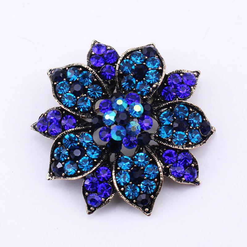 KRÁSNÁ VYKLÁDANÁ BROŽ KVĚT