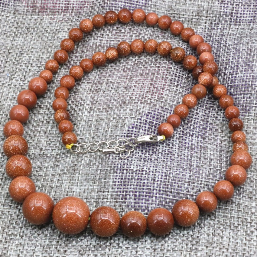 NÁHRDELNÍK ODSTUPŇOVANÝ ZLATÝ PÍSKOVEC....N073