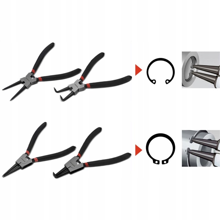 SADA KLEŠTĚ na SEGEROVÉ PODLOŽKY