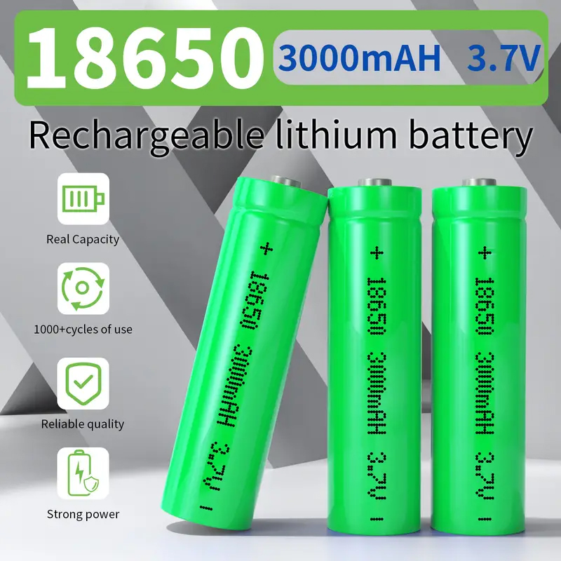 Nabíjecí univerzální vysokokapacitní BATERIE  typ 18650