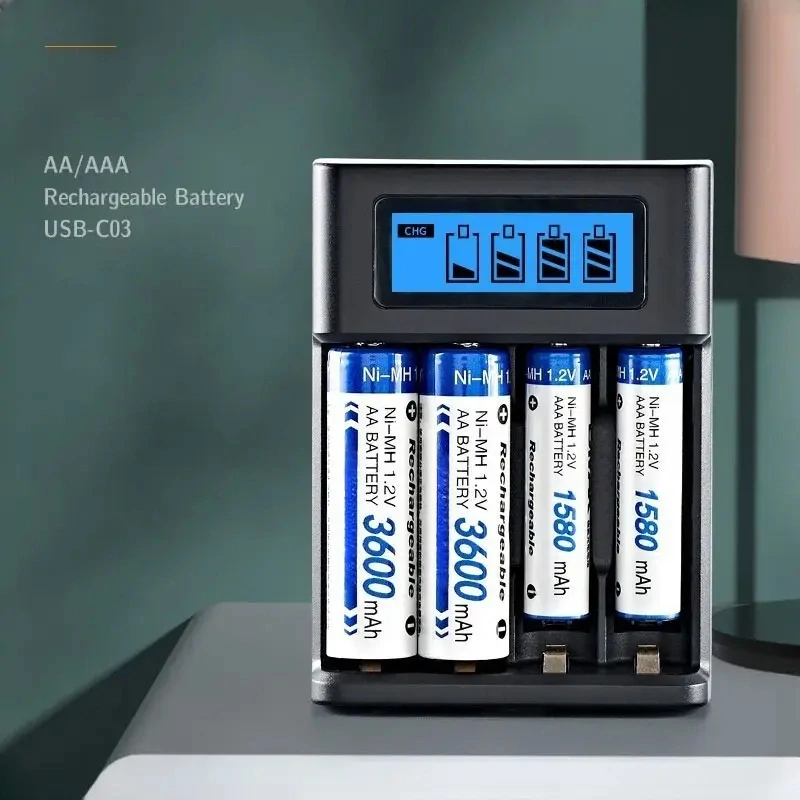 NABÍJEČKA Na DOBÍJECÍ tužkové BATERIE