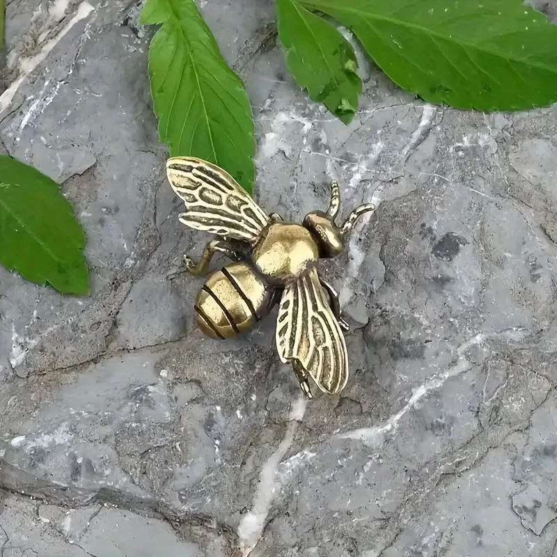 1ks Mosazná VČELA Dekorace