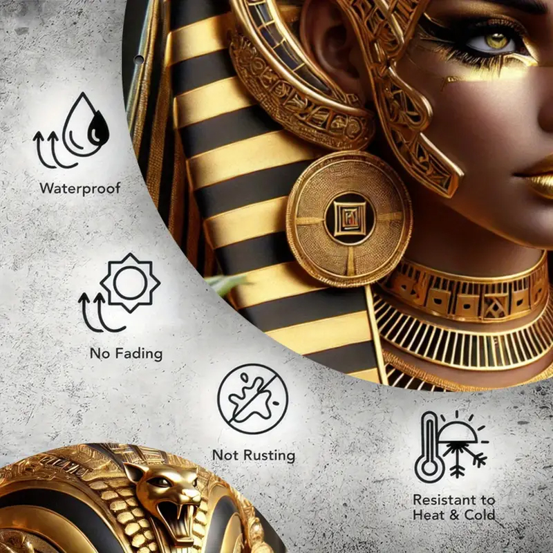 Nástěnná DEKORACE s Motivem Egyptské Královna