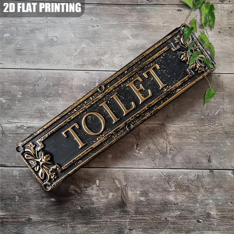 Vintage styl Dekorace WC - TOALETA