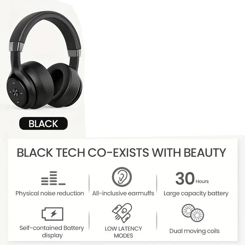 Špišková Bezdrátová HIFI STEREO SLUCHÁTKA