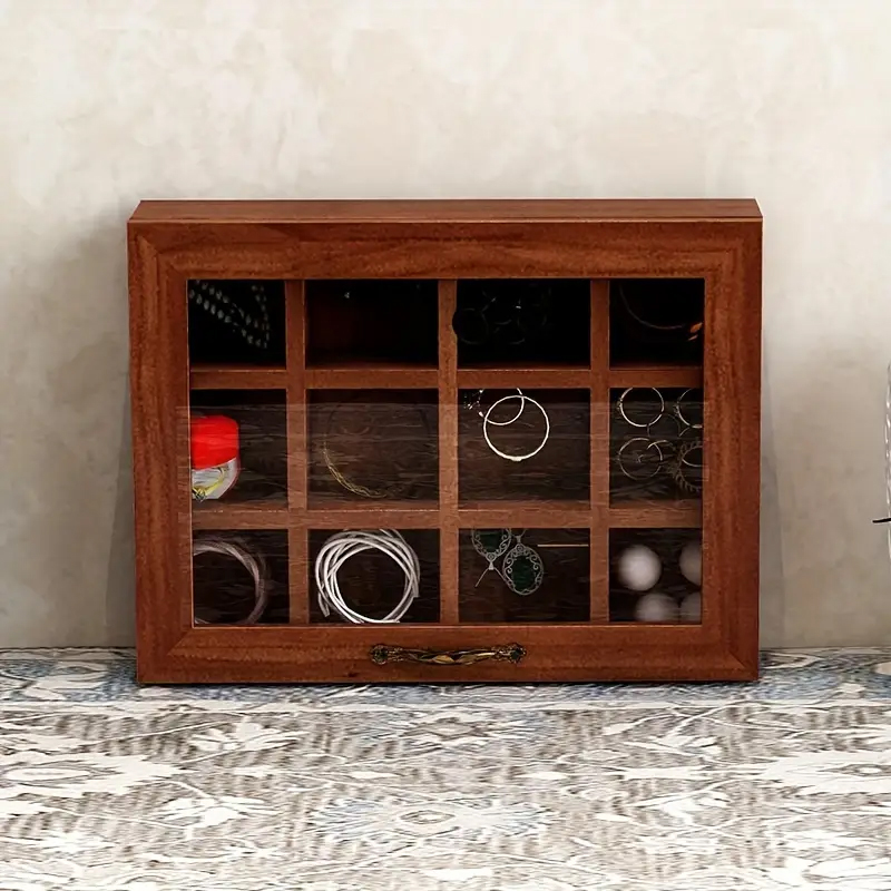 Stylový dřevěný BOX - ORGANIZÉR na ŠPERKY
