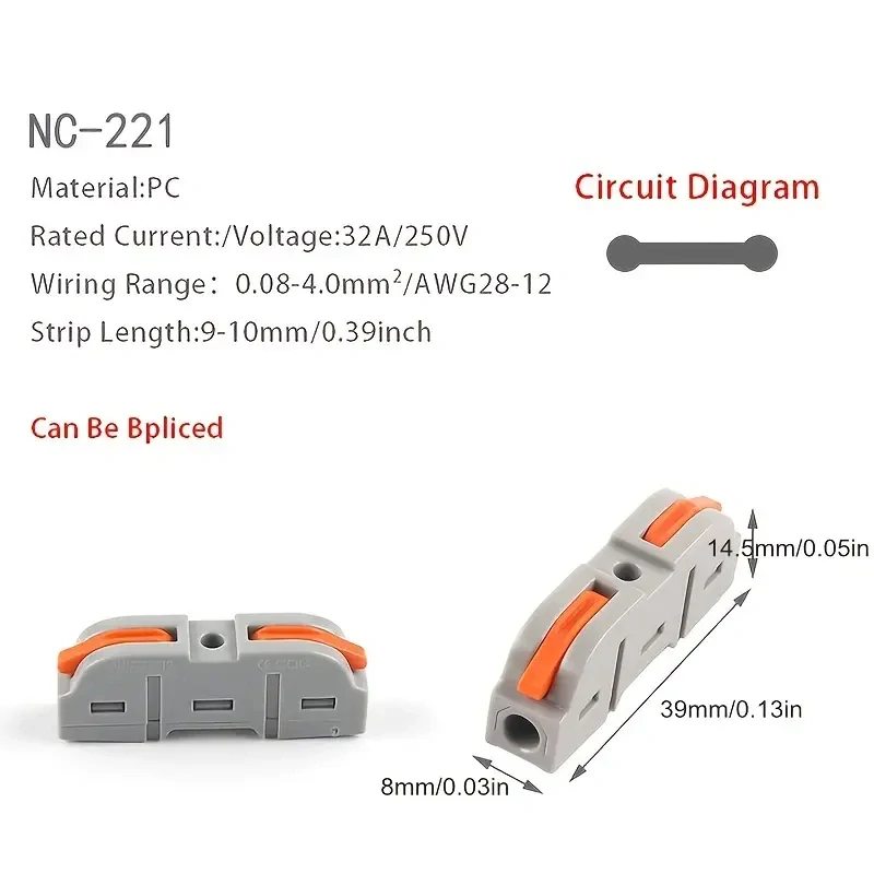 Multifunkční elektrické RYCHLOSPOJKY - pákové KONEKTORY