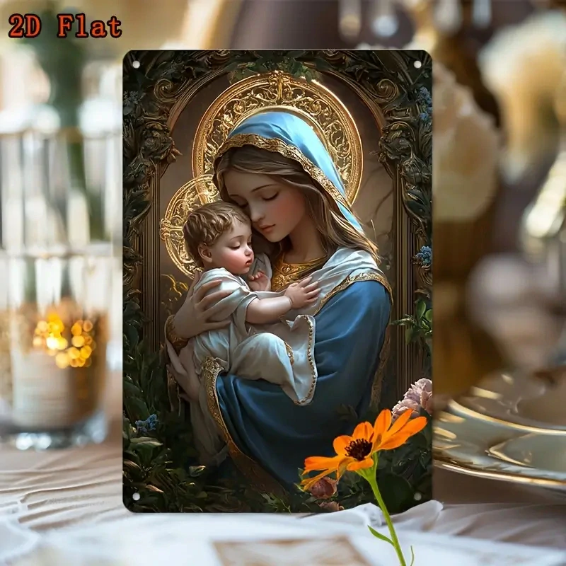 Okouzlující  Panna MARIA VINTAGE UMĚNÍ