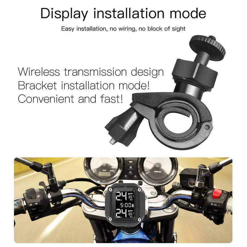 ELEKTRONICKÉ MOTO MĚŘIDLO TLAKU v PNEUMATIKÁCH