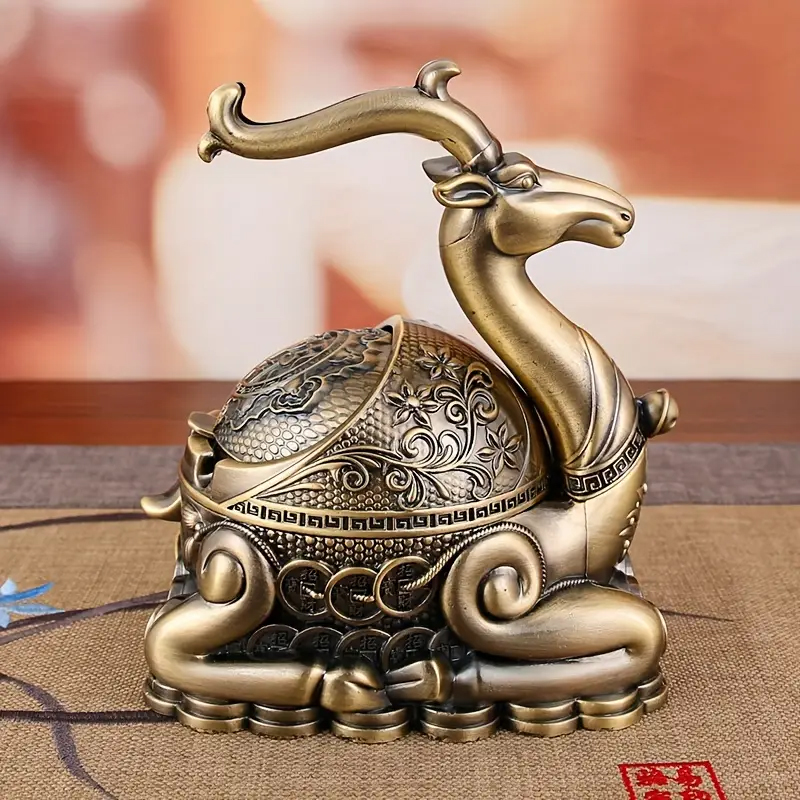 Ornamentální čínský Retro POPELNIK - JELEN