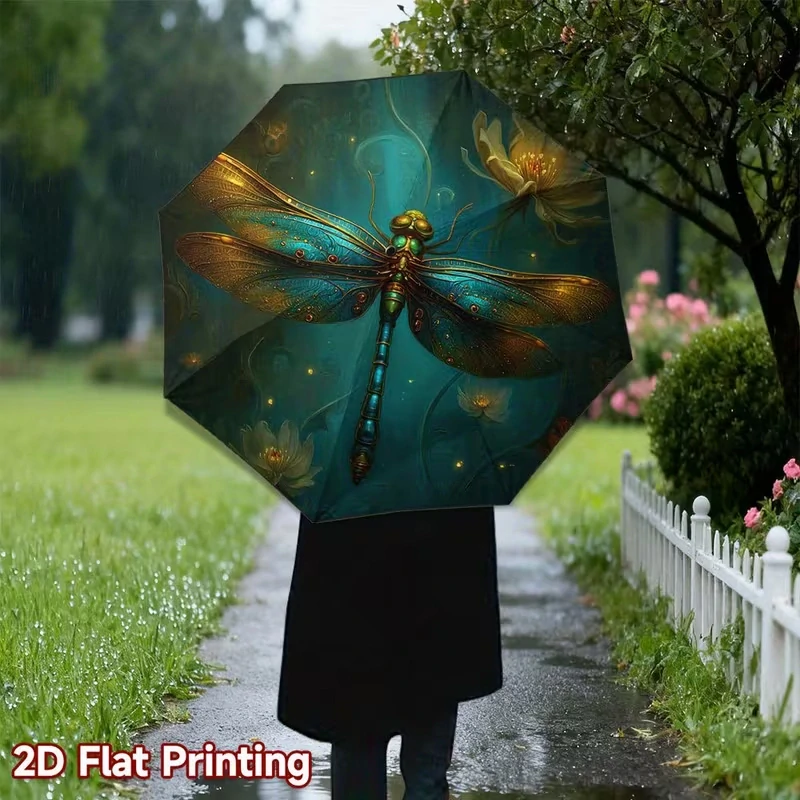 Stylový DEŠTNÍK & SLUNEČNÍK Vážky